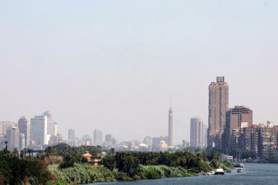 Egyptens største guldmine, Sukari-minen, ligger godt 750 kilometer syd for den egyptiske hovedstad, Kairo, som ses på billedet.