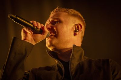 The Minds of 99 måtte efter tredje nummer på Smukfest opfordre publikum til at passe på hinanden. Billedet er fra bandets koncert på Heartland Festival lørdag den 20. juni 2026.
