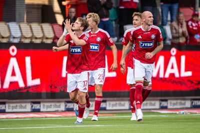 Callum McCowatt fik ondt efter en afslutning.