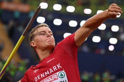 Arthur Wiborg Petersen blev nummer 11 i spydkast-finale.