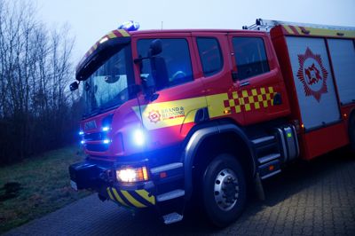 Onsdag morgen gik alarmen omkring en mindre containerbrand på Mørupvej.