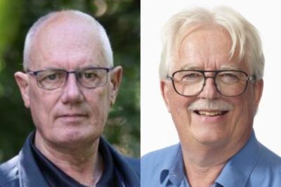 Finn Stengel Petersen (t.v.) og Egon Nykjær.