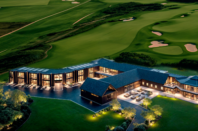 Sådan skal det nye golfhotel se ud, og rundt om bygges både ny golfbane samt privat bolig. Nu svarer baneejer på kritik om lovovertrædelser, som Ikast-Brande Kommune og DN i denne uge er gået ud med.