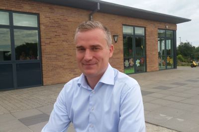 Morten Mikkelsen har været skoleleder på Videbæk Skole siden 1. august 2020.
