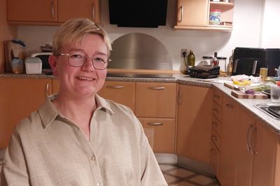 Lene Damkjær fra Sdr. Felding samler ind til Scleroseforeningen søndag 13. september.