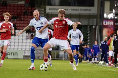 Jens Martin Gammelby i aktion i torsdagens kamp.