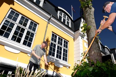 Den Gule Bygning i Vildbjerg er rammen om dansk- og kulturundervisning, som Vildbjerg Erhvervsforening står bag. En ny kursusrække starter i det nye år.