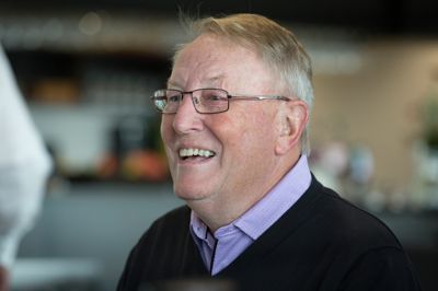Bo Johansson har flere gange siden han stoppede som træner i SIF været på besøg i Silkeborg.