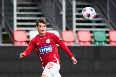 Simon Stüker nåede ikke at få spilletid under cheftræner Morten Dahm Kjærgaard.