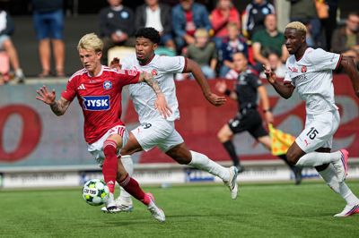 Lucas Riisgaard har løftet sit spil og er allerede en profil for SIF.