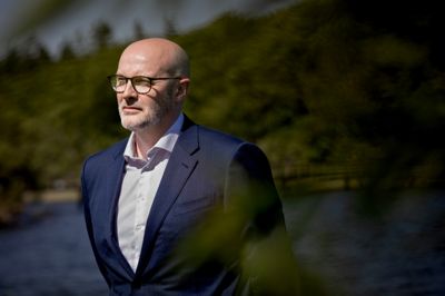 Ordførende direktør i Jyske Bank, Lars Mørch, lægger onsdag tallene frem for de første tre kvartaler.