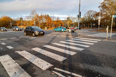 Gymnasiekrydset har været præget af mange trafikuheld de seneste år.