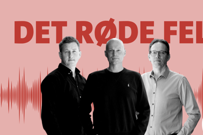 Michael Helligsø, Mathias Hove Andersen og Peter A. Sørensen udgør det faste panel i Det Røde Felt.