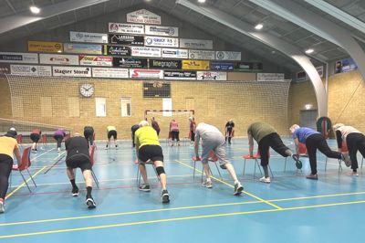 <p class="">I Løgstrup Hallen er de igen klar til »Sjov og Motion« hver mandag formiddag i vinterhalvåret. </p>