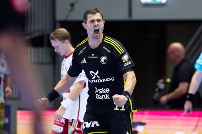 Rasmus Lauge blev delt topscorer med seks mål i Jysk Arena, hvor BSH hentede sæsonens første hjememsejr.