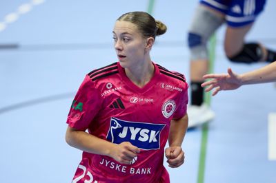 Thilde Frandsen scorede det sidste mål i sejren over Sønderjyske og blev også delt topscorer for udeholdet.
