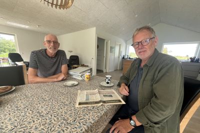 Johs. Jørgensen (t.v.) og Niels Christian Overgaard var henholdsvis formand og kasserer, da Skibbild Invest ApS blev nedlagt.