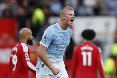 Erling Haaland har scoret seks mål i sine seneste fire kampe for Manchester City.