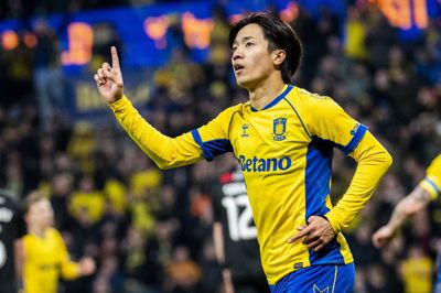 Sho Fukuda sikrede Brøndby sejren med en sen scoring i pokalkampen mod Vejle.