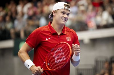Holger Rune mærkede massiv opbakning, da han fik comeback med sejr i Hillerød.