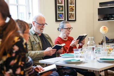 Finn Brandstrup og Anette Gundelach deltog i Aulum Kunstforenings jubilæum tidligere på året. Om kort tid udstiller Finn Brandstrup i møllen i Aulum.