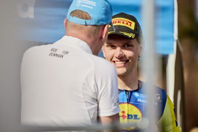 Kristian Egholm er regerende dansk elitemester i enkeltstart. Ved U23-VM måtte han nøjes med en sjetteplads.