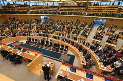 Søndag den 13. september var der valg til det svenske parlament Riksdagens 349 pladser.