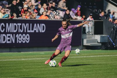 Maria Herdel har været en markant profil på FCM-holdet, siden den antritsstærke kantspiller ankom fra norsk fodbold i januar.