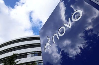 Sådan ser Novos logo ud, efter at de for få uger siden skiftede navn og vendte tyren om.
