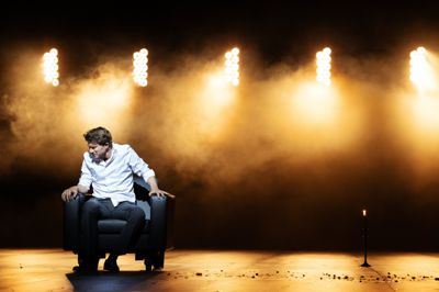 Jens Søndergaard i titelrollen som Macbeth i Det kongelige Teaters opsætning dette efterår.