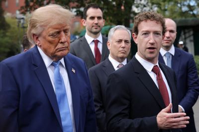 Mark Zuckerberg, der er administrerende direktør for Meta, tog ordet efter et frokostmøde mellem topchefer fra amerikanske techselskaber og USA's præsident, Donald Trump.