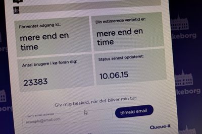Ventetiden og køen var lang for mange, der forsøgte at få billetter til Royal Run. Det har udløst en del frustrationer. Efter to timer kunne arrangørerne melde udsolgt.
