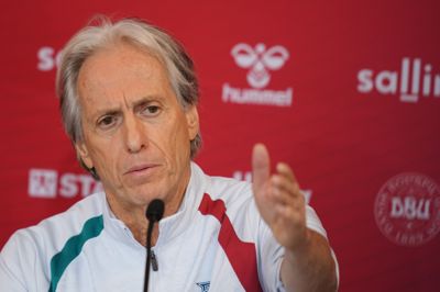 Portugals landstræner, Jorge Jesus, var ikke interesseret i at snakke for meget om Cristiano Ronaldo, men endte med at snakke om ham i over en halv time ved onsdagens pressemøde.