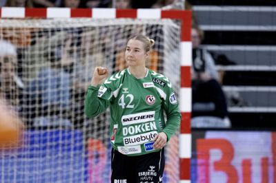 Katharina Filter var ligesom sin målvogterkollega i den anden ende blandt kampens største profiler.