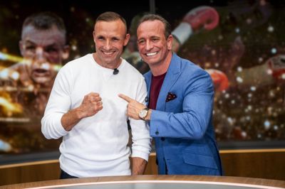 Kalle Sauerland var tilbage på dansk grund, hvor han tidligere har været hyppig gæst til sine egne boksestævner.