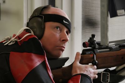 Jan Thesbjerg var stærkt skydende og kom i finalen ved DM.
