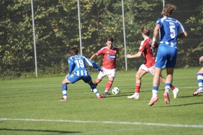 Sofus Berger var med fra start mod Esbjerg.