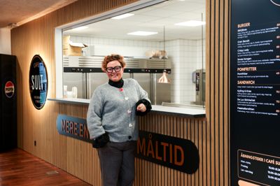 Pernille Holmen er den daglige leder af Café Sult, der har åbent alle ugens dage.