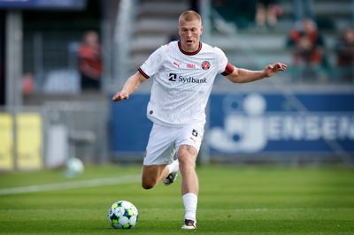 Anfører Rasmus Nissen Kristensen og FCM-mandskabet skuffede i torsdagens udebanekamp mod albanske Egnatia.
