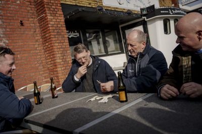 Erik Flyvholm (nummer to fra højre) vil som udgangspunkt rette sig efter den linje, som Venstre-formand Troels Lund Poulsen udstikker i landbrugspolitikken.