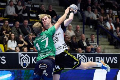 Lasse Sunde Lid er her i aktion i kampen mod TMS Ringsted.
