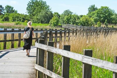 Træbroen i Skive er blandt 111 steder i Midt- og Vestjylland, som du skal se ifølge en guide fra forlaget Frydenlund.