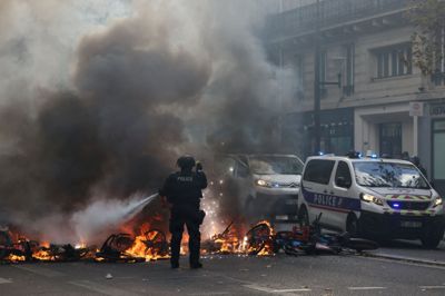 Demonstrationer i weekenden i Paris.