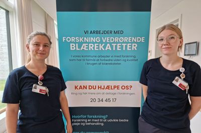 Camilla Smed Lauvring-Loft og Lærke Plougheld Larsen er projektsygeplejersker i Ikast-Brande Kommune.