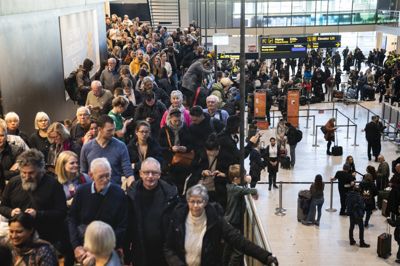 Tidligere kødannelse i Københavns Lufthavn i 2020. Københavns Lufthavn oplyser, at der kan forekomme længere ventetid i lufthavnen frem til og henover weekenden på grund af øget kontrol.