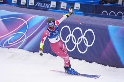Christian Borgnæs sluttede som nummer 20 i storslalom ved vinter-OL tidligere i år.