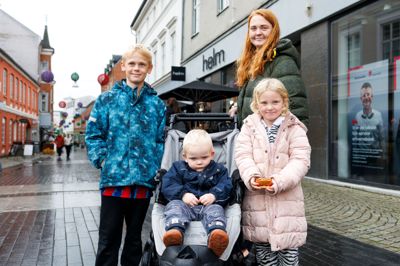 Maja Hellerup Pedersen, Marius, Livia og Lau.