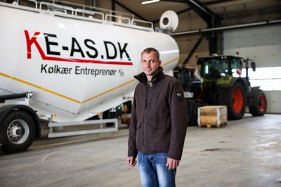 Bjarke Frandsen og Kølkær Entreprenør A/S kan glæde sig over en rekordordre.