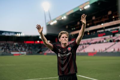 Sofus Johannesen blev matchvinder for FC Midtjylland med en vedholdende soloaktion efter en god times spil. Den 19-årige midtbanespiller har nu scoret tre mål i sæsonen. Billedet her er dog fra en tidligere kamp.