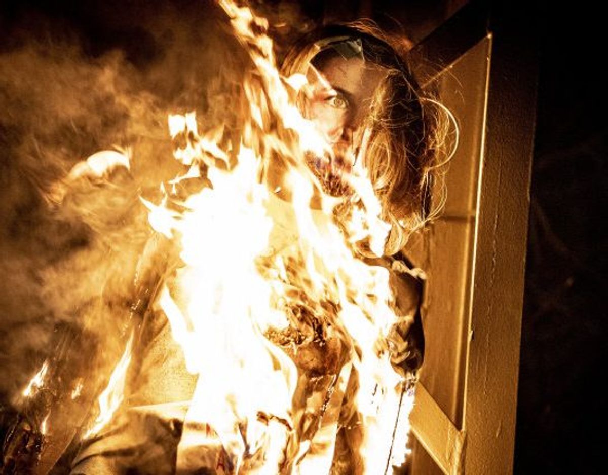 Afbrændingen af dukken “hører ingen steder hjemme”, mener flere politikere. Foto: Mads Claus Rasmussen/Scanpix